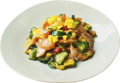 トロピカルサーモンポキ